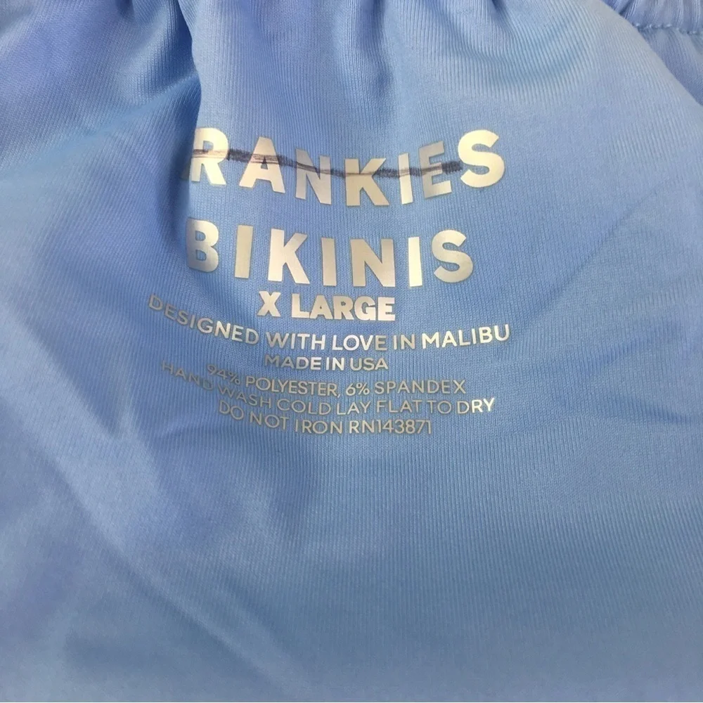 New Frankie’s bikinis Tia terry thong bottom bikini Sunshower Size X-Large